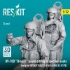 RESKIT RSF32-0077 OV-10D Bronco pilots sitting in ejection seats (2 pcs) (only for RESKIT RSU32-0169 & RSU32-0170) (3D Printed) 1/32